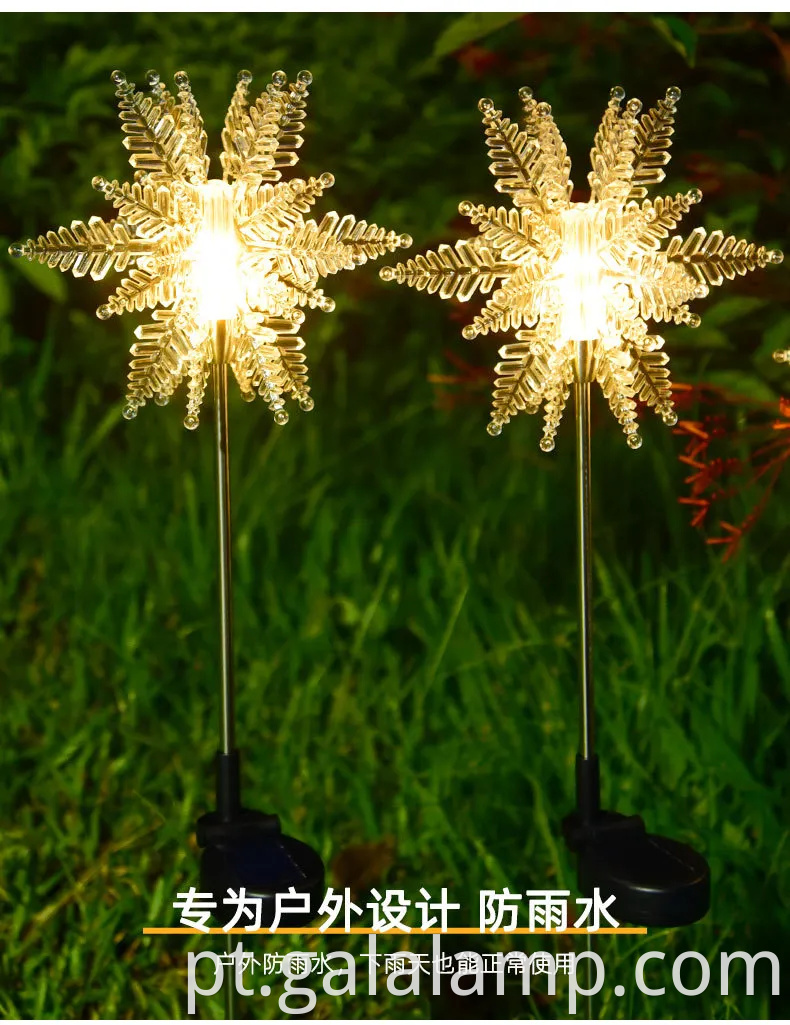 Luzes de festivais de LED montes de energia solar vibrantes para jardins ao ar livre